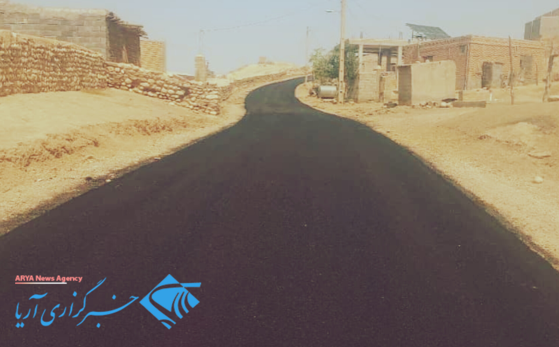 نهضت آسفالت این‌بار در روستای بابا‌شملک شهرستان مرزی مراوه‌تپه