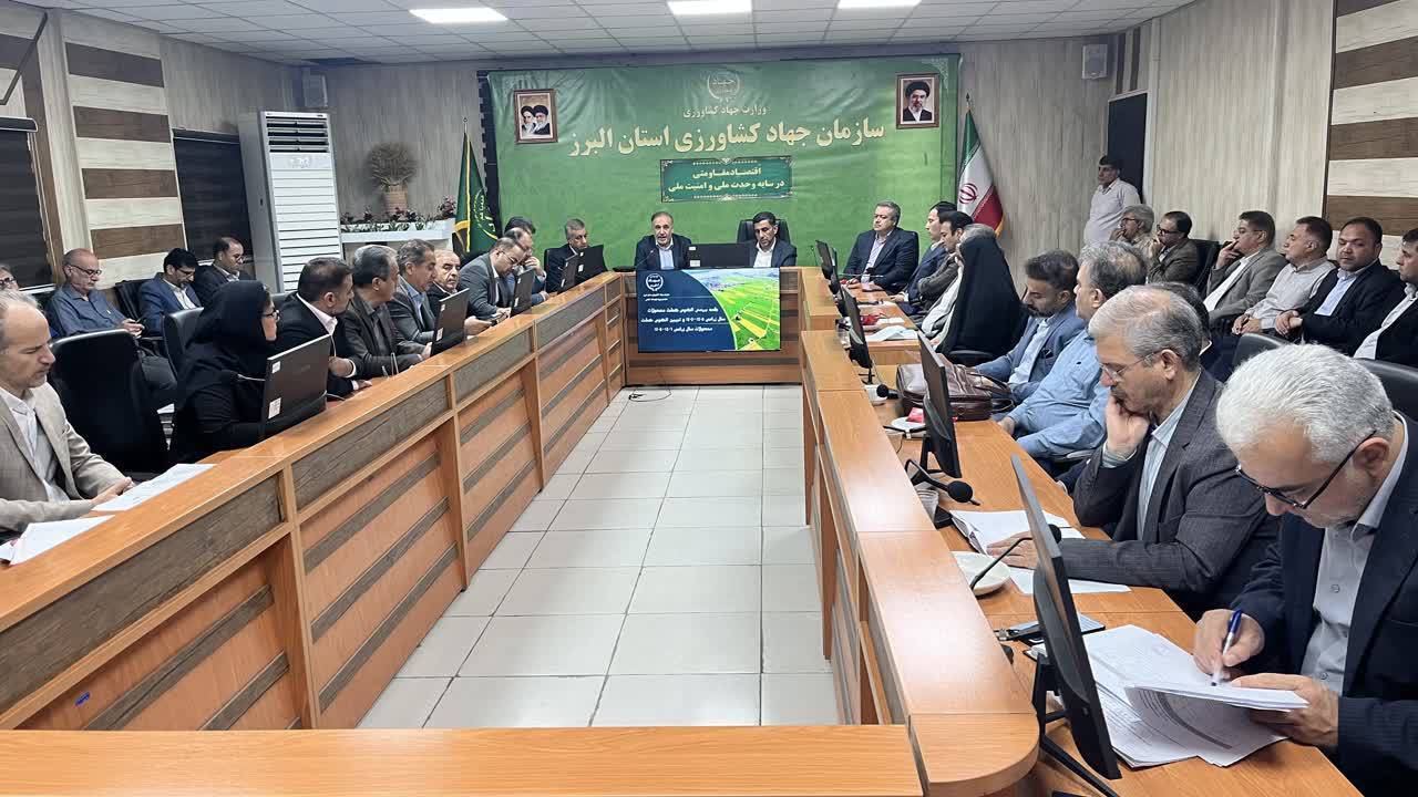الگوی کشت محصولات کشاورزی البرز با محوریت گندم بررسی شد