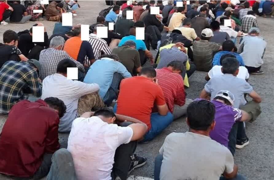 جمع آوری معتادان متجاهر در شهرستان ری