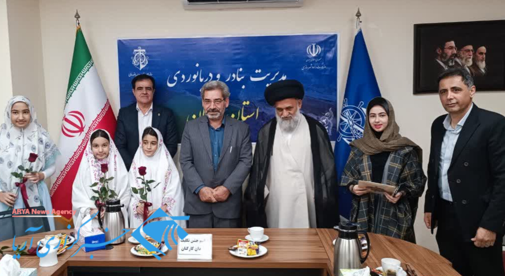 جشن بندگی و عبادت فرزندان کارکنان بنادر و دریانوردی گلستان برگزار شد