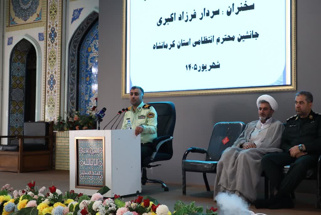 جانشین فرمانده انتظامی استان کرمانشاه:امنیت بسیار خوبی دراستان کرمانشاه حکمفرماست