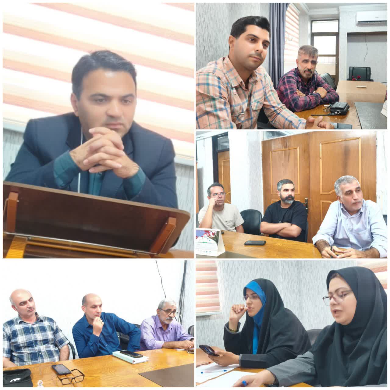 جلسه هم‌اندیشی اداره ورزش و جوانان بابل در آستانه هفته دفاع مقدس