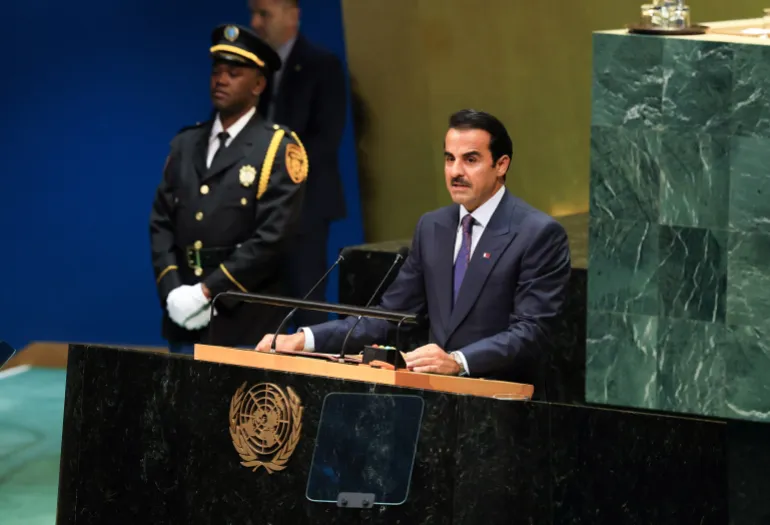 امیر قطر در سازمان ملل: خلیج‌فارس در «یکی از خطرناک‌ترین مراحل» است؛ راه‌حل دیپلماتیک ضروری است