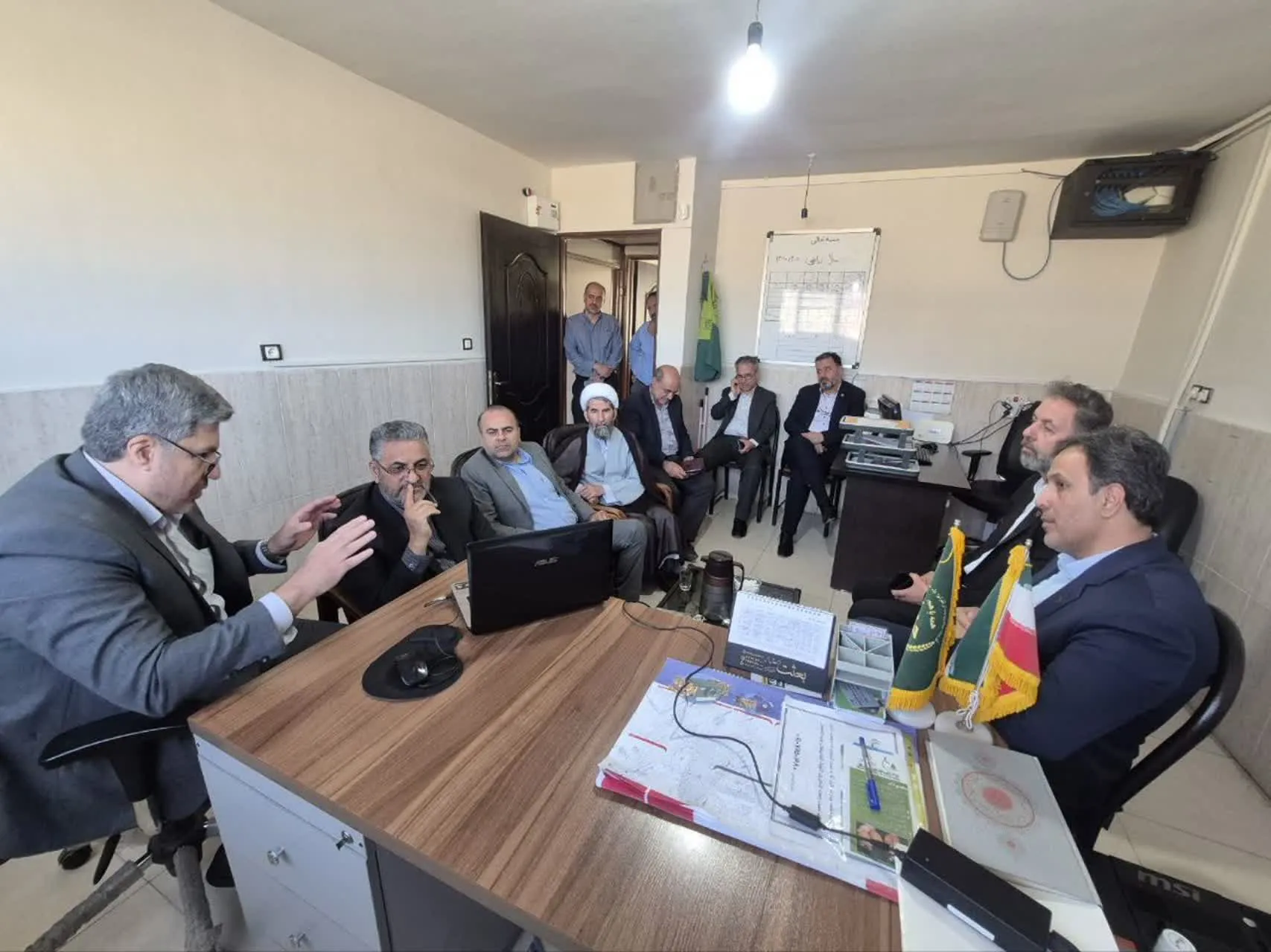 مدیرکل بازرسی وزارت جهاد کشاورزی از مراکز جهاد کشاورزی شهرستان کرمانشاه بازدید کرد