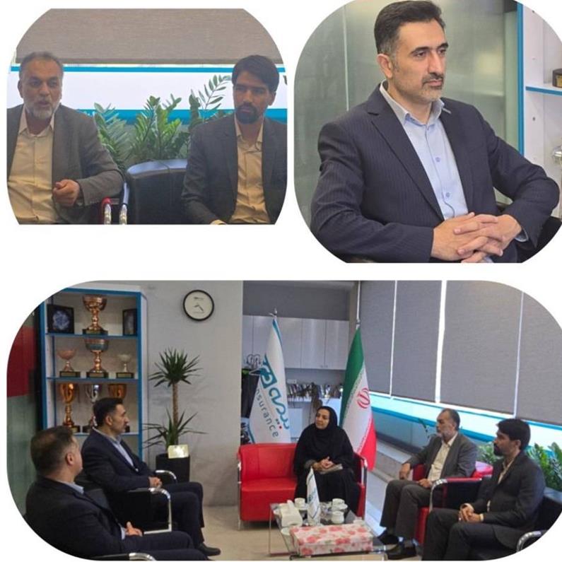 دیدار رئیس بنیاد شهید تربت‌حیدریه با سرپرست مدیریت بیمه دی استان خراسان رضوی/ تأکید بر ارتقای سطح خدمات به خانواده‌های شهدا و ایثارگران