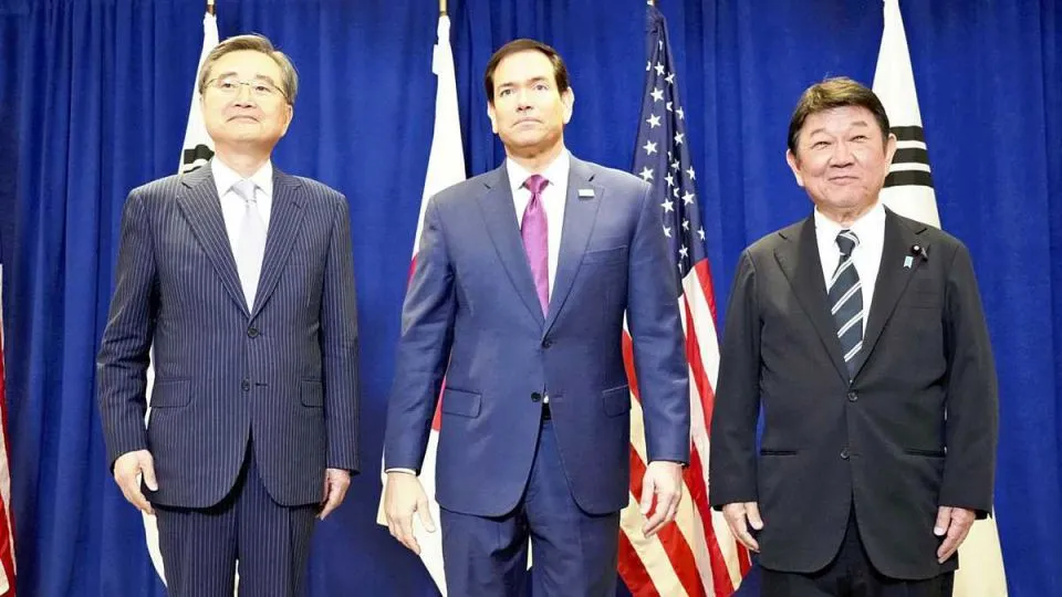Japan, U.S., South Korea stand ‘firmly against economic coercion’, make announcement after New York talks