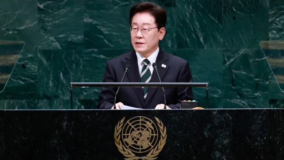 South Korea President Lee urges US-North Korea dialogue for peace regime at UN speech