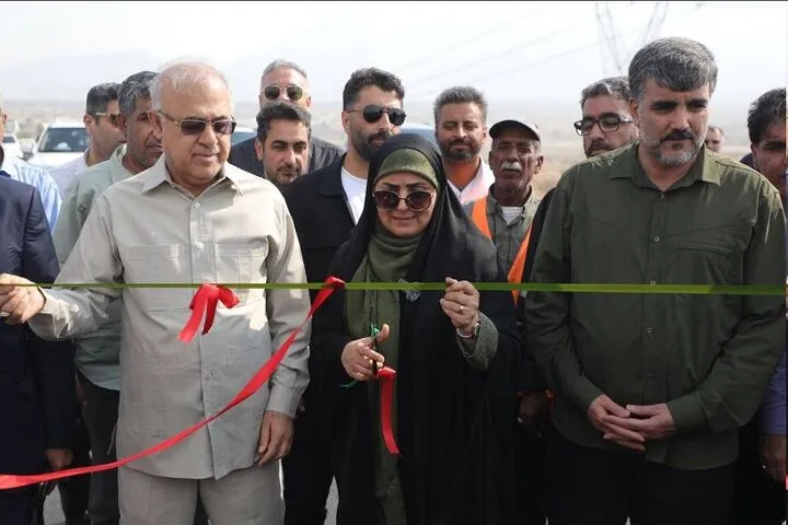 افتتاح پل شور در محور بندرعباس- حاجی‌آباد با حضور وزیر راه و شهرسازی